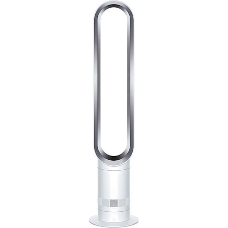 Dyson Cool AM07 Air Multiplier Tower Fan, White/Silver AM07WHITE